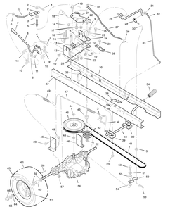 Part Location Diagram of 94198MA Briggs and Stratton GRIP-SHIFT LEVER-.437